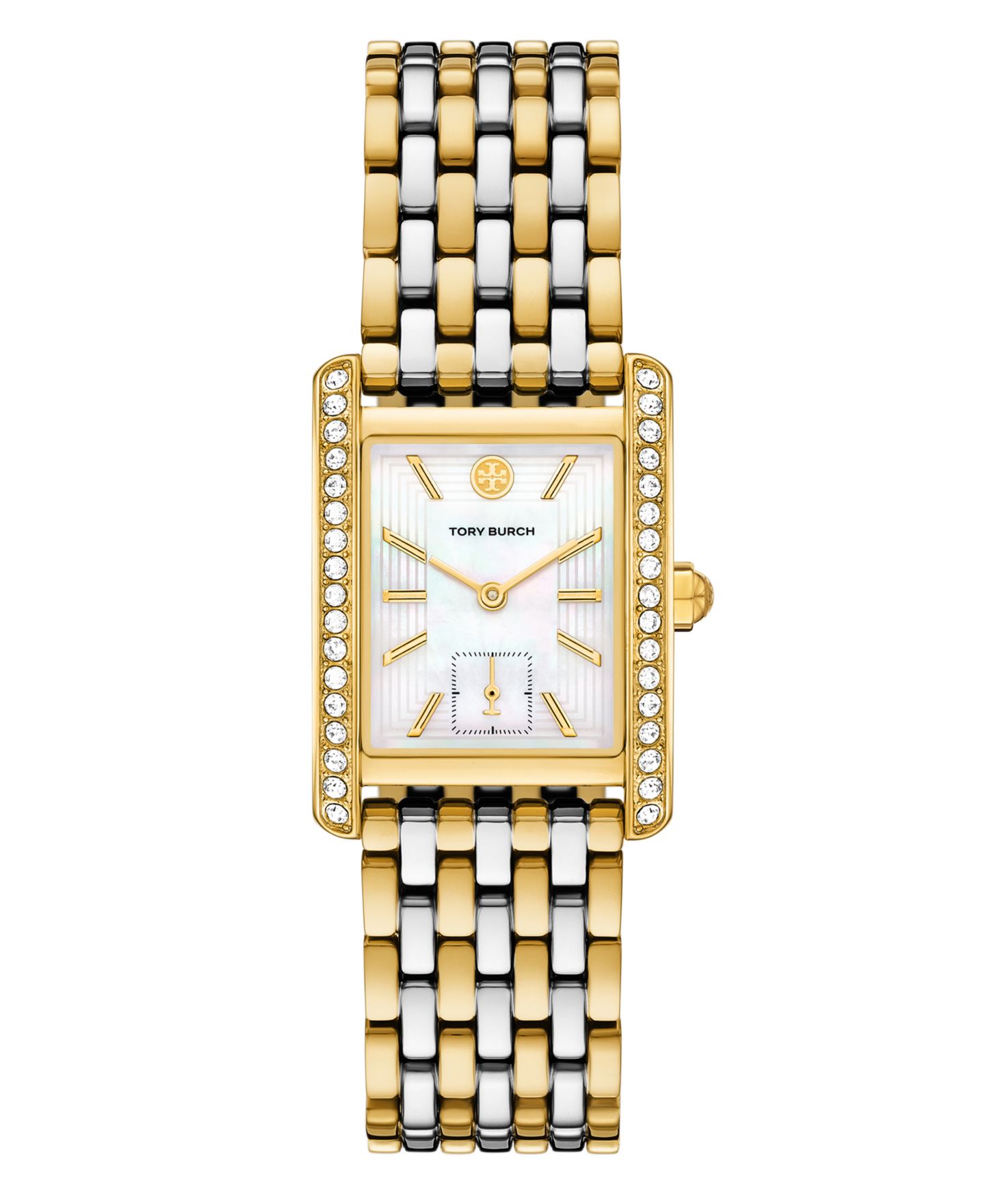 Женские кварцевые часы Tory Burch The Eleanor с тремя стрелками, сталь, 27 мм — фото 1
