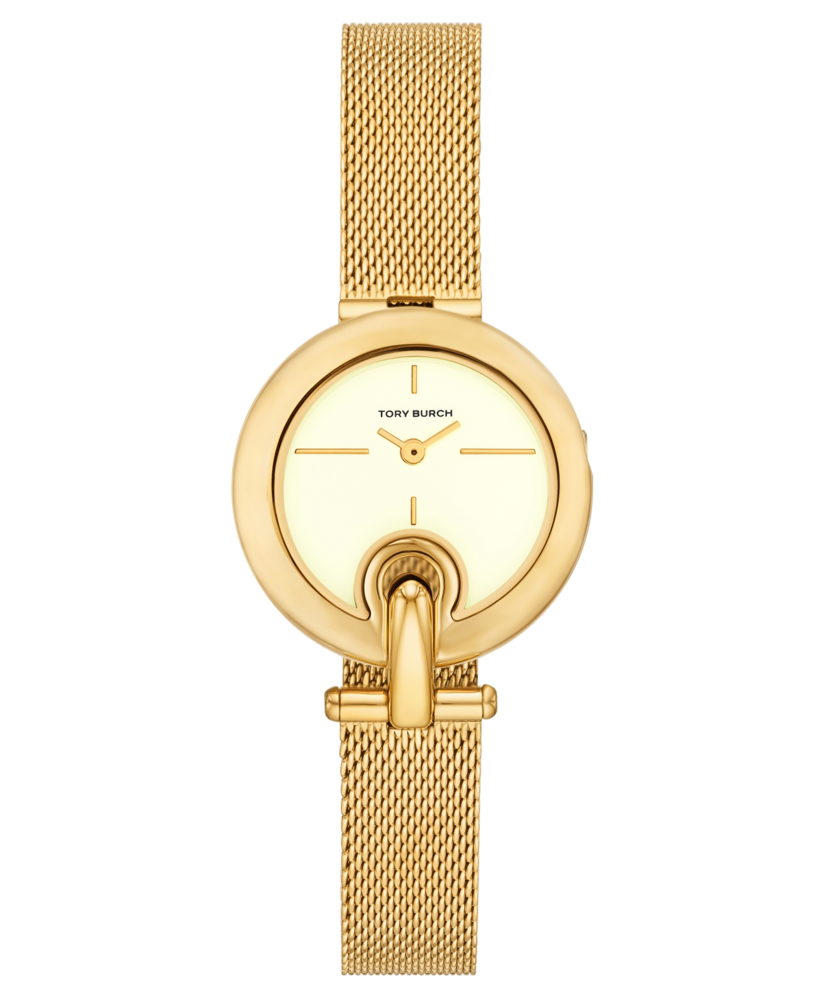 Tory Burch Women's The Pierced Small Quartz Two-hand Gold Stainless Steel, 30mm