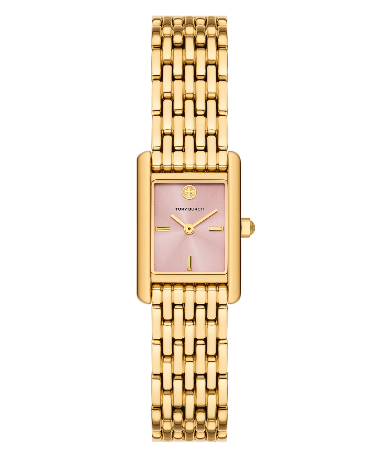 Женские часы Tory Burch The Eleanor Small Quartz Two-Hand Gold Stainless Steel, 20mm — фото 1