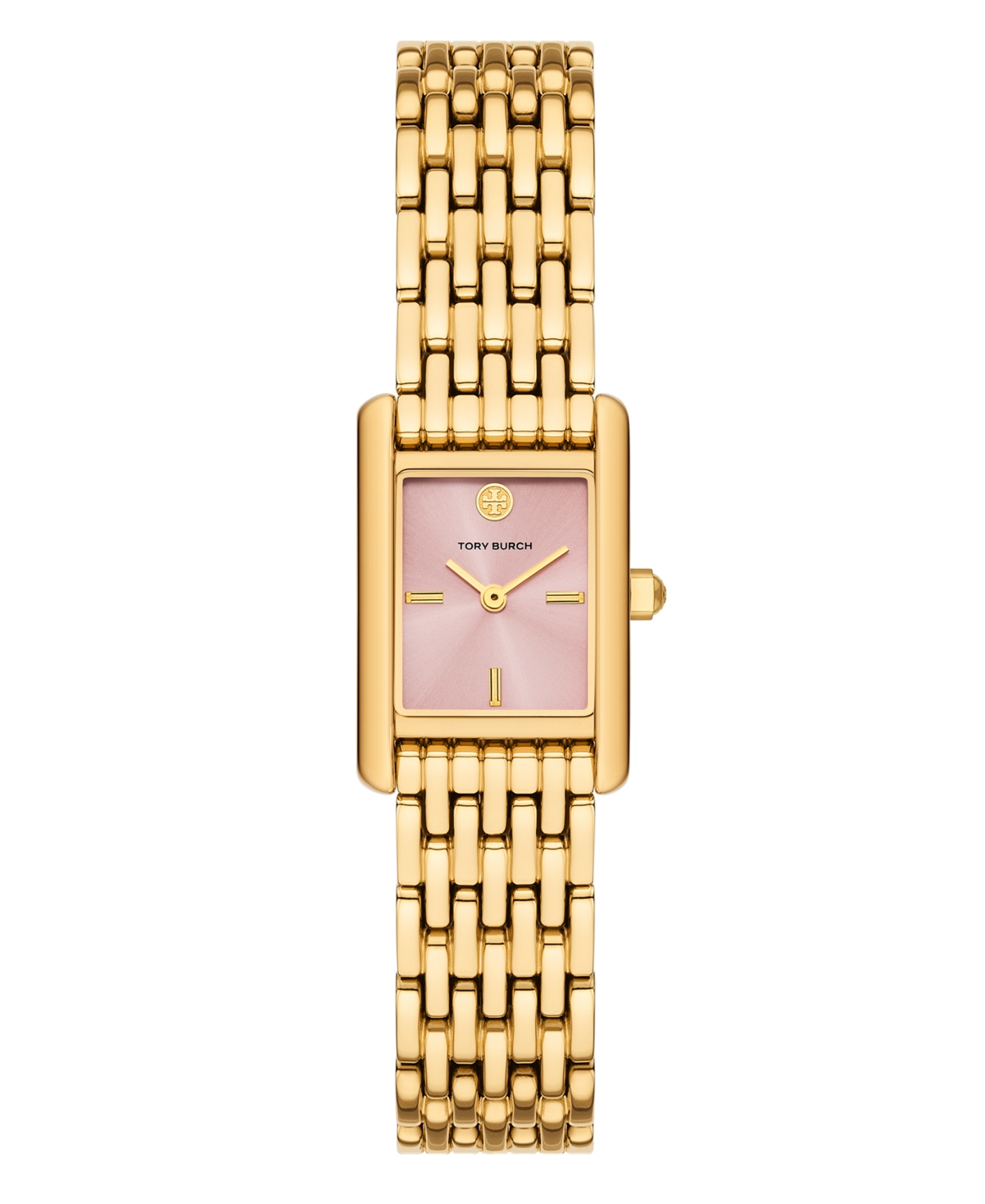 Tory Burch Women's The Eleanor Small Quartz Two-Hand Gold Stainless Steel, 20mm