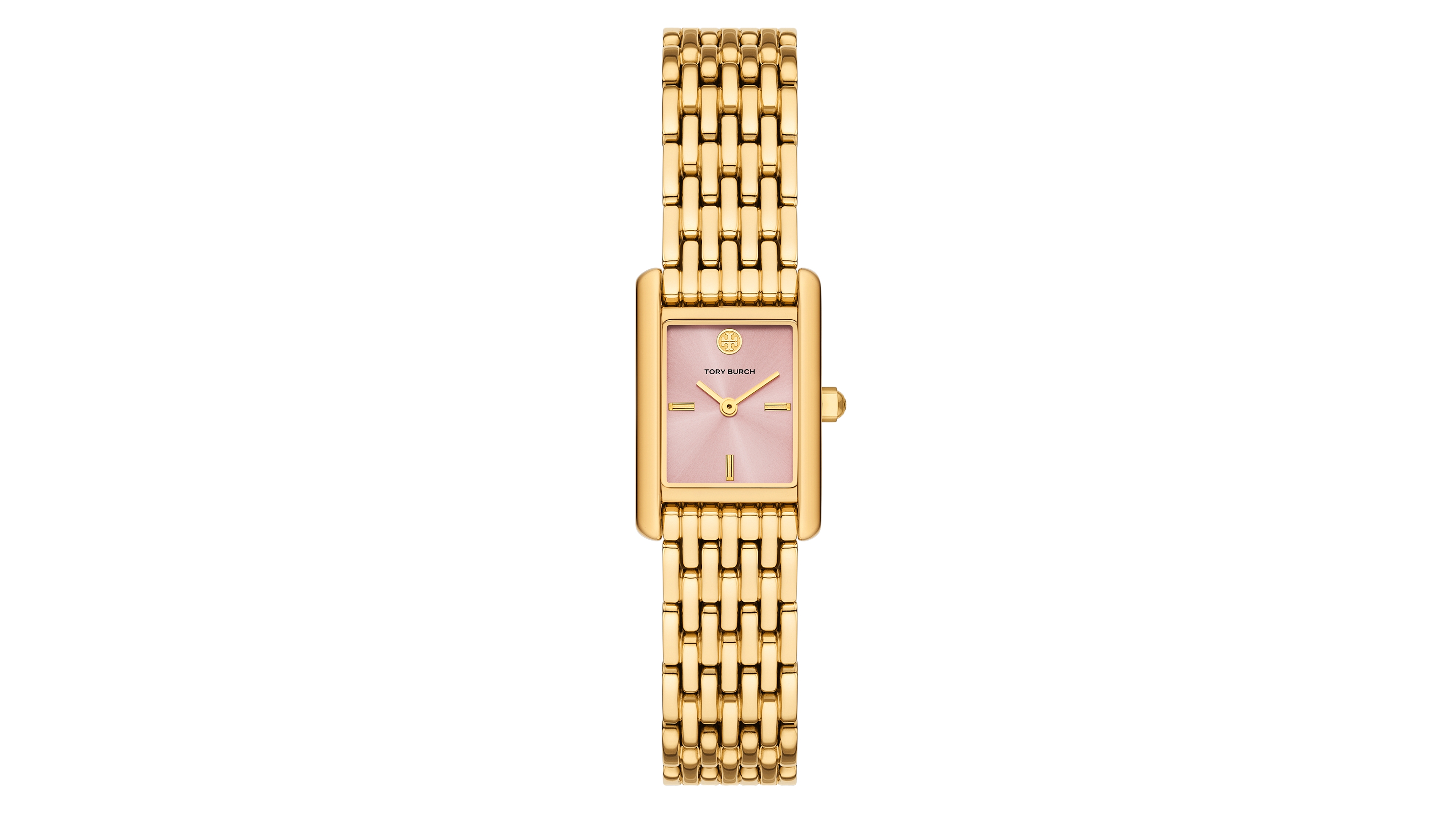 Tory Burch Women's The Eleanor Small Quartz Two-Hand Gold Stainless Steel, 20mm