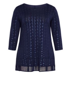 Women's Tops & Tees Foil Print Tunic