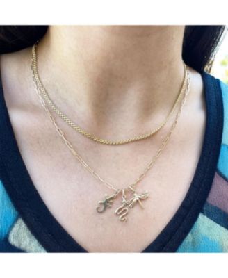 Mini Gold Dragonfly Charm 14K Gold