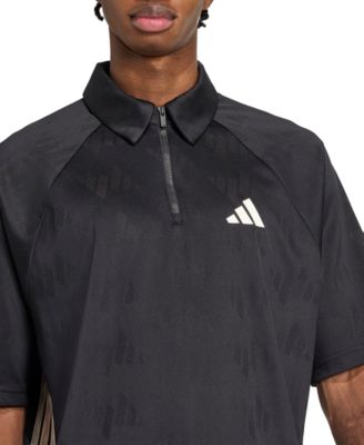 Men's Stadium 3-Stripes Jacquard Short-Sleeve Polo Shirt
