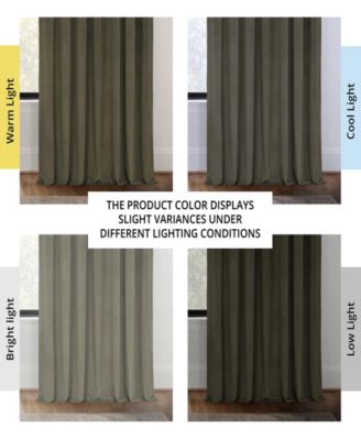 Signature Extra Wide Velvet Blackout Curtain