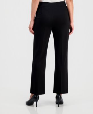 Petite Serenity Pull-On Wide-Leg Knit Pants
