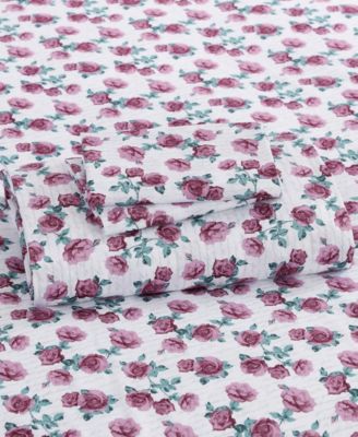 ELLE D&eacute;cor Printed 4-Pc. Sheet Set, Full