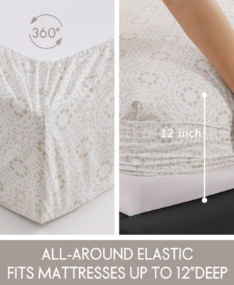 Printed 4-Pc. Sheet Set, Queen