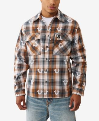 True Religion - Men's Plaid Button Front Shirt
