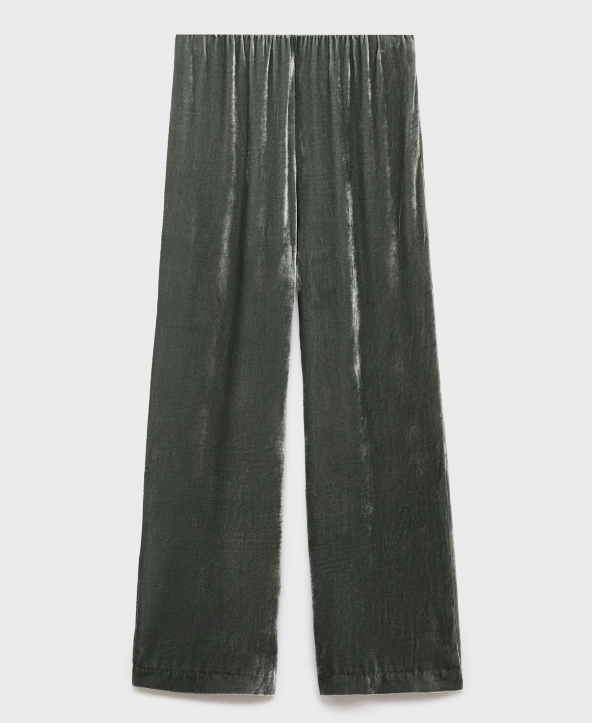 Mango Women's Silk Velvet Pants