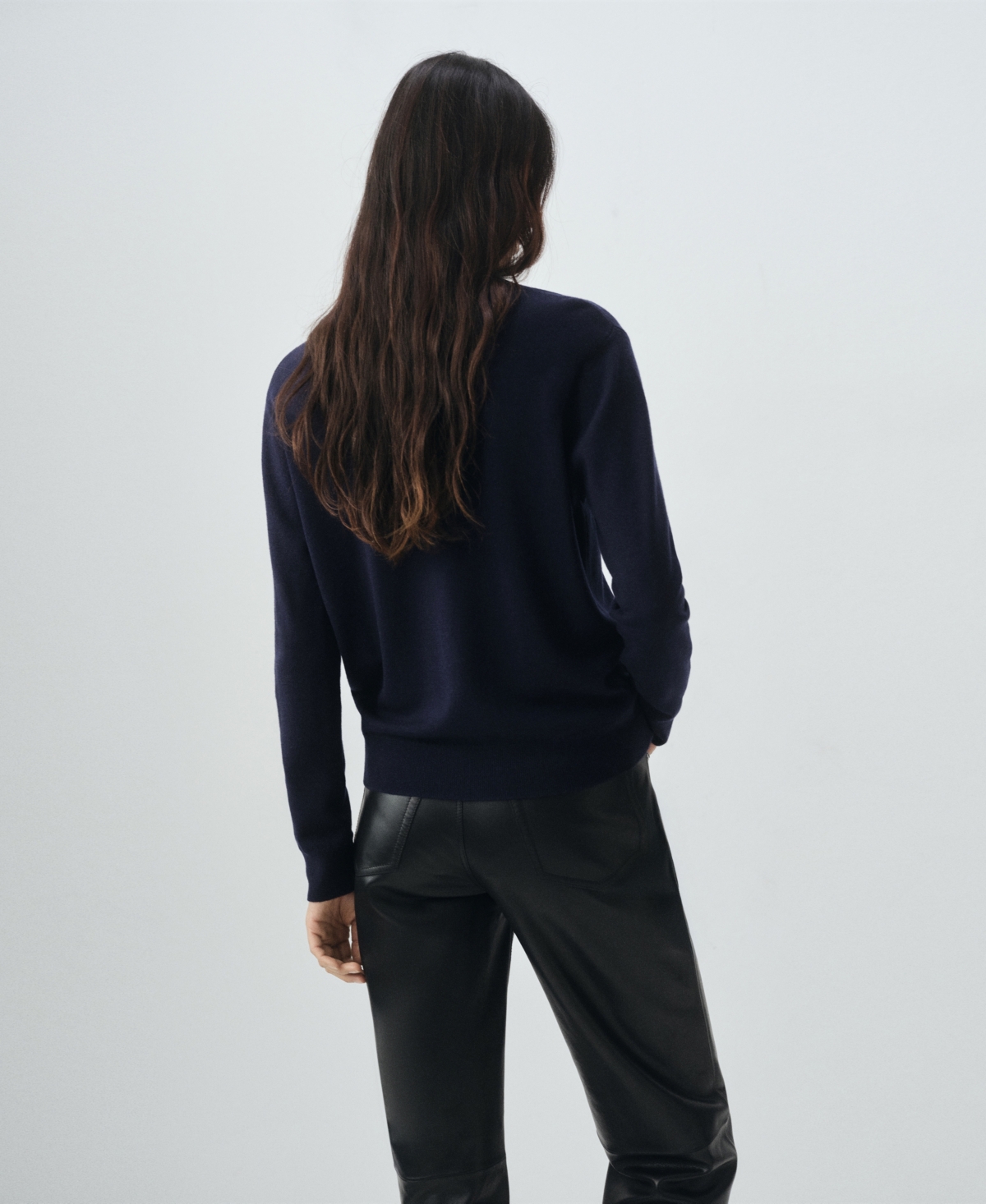 Mango Women's Wool Fine-Knit Sweater