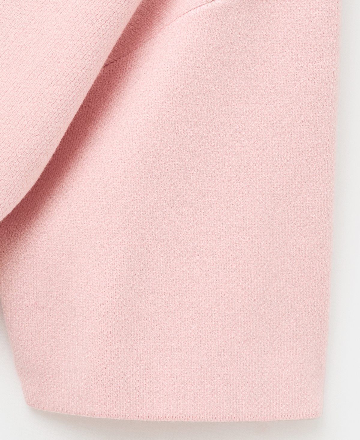 Mango Short Sleeve Turtleneck Sweater In Pink