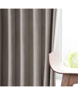 Signature Plush Velvet Hotel Blackout Curtain