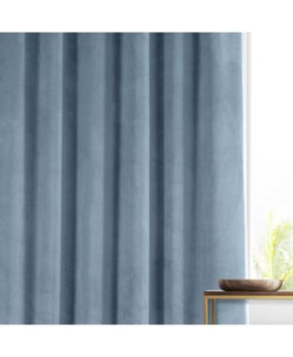 Copenhagen Blue Signature Plush Velvet Hotel Blackout Curtain