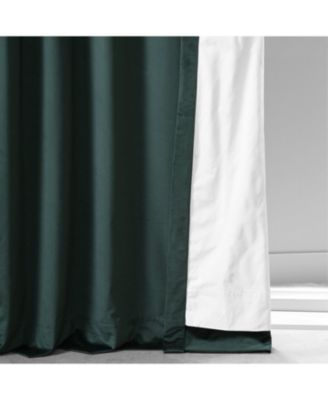 Spirit Green Signature Plush Velvet Hotel Blackout Curtain