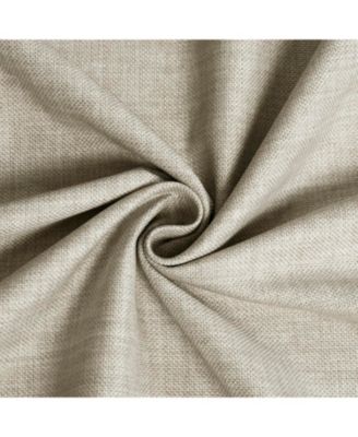 Light Beige Grommet Performance Linen Hotel Blackout Curtain