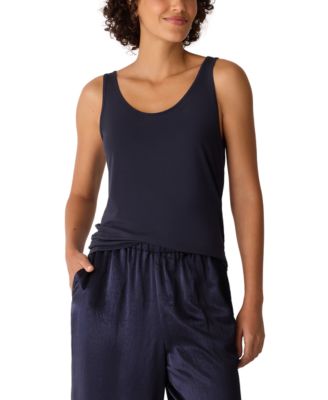 Eileen Fisher - Women's Scoop Neck Slim Tank Top