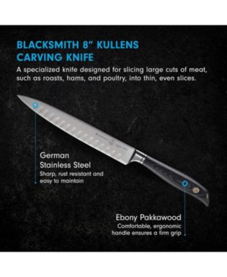 Blacksmith Carving Knife with Kullens / 8”