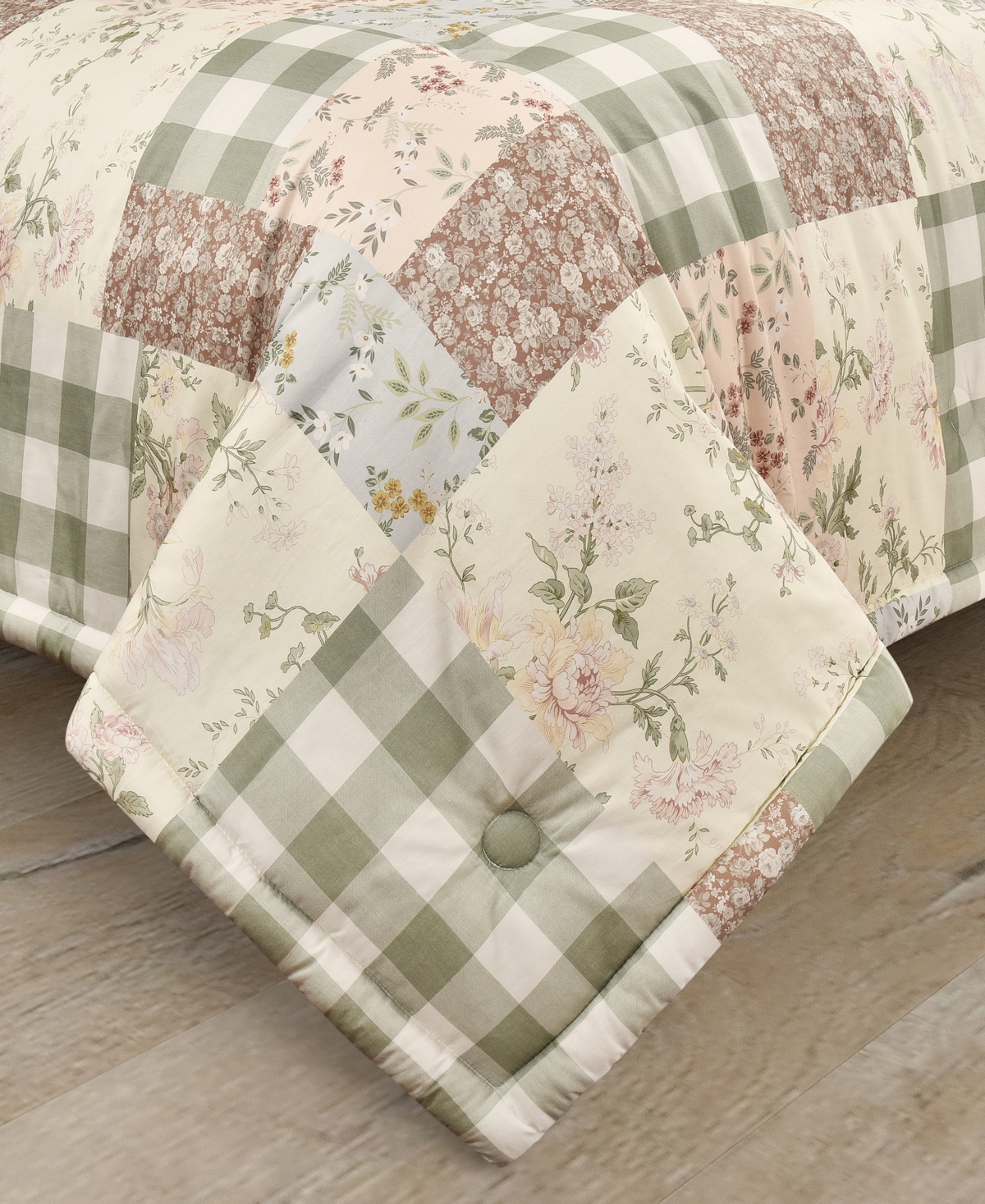 Piper & Wright Eloise Patchwork 3-Pc. Comforter Set, Full/Queen
