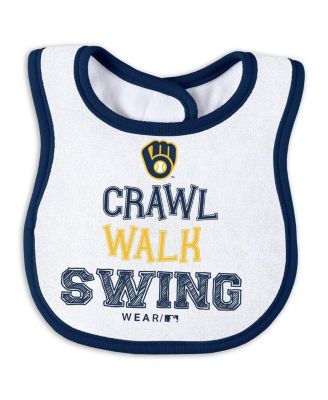 Baby Boys and Girls 2-Piece Milwaukee Brewers Sleep and Play Set