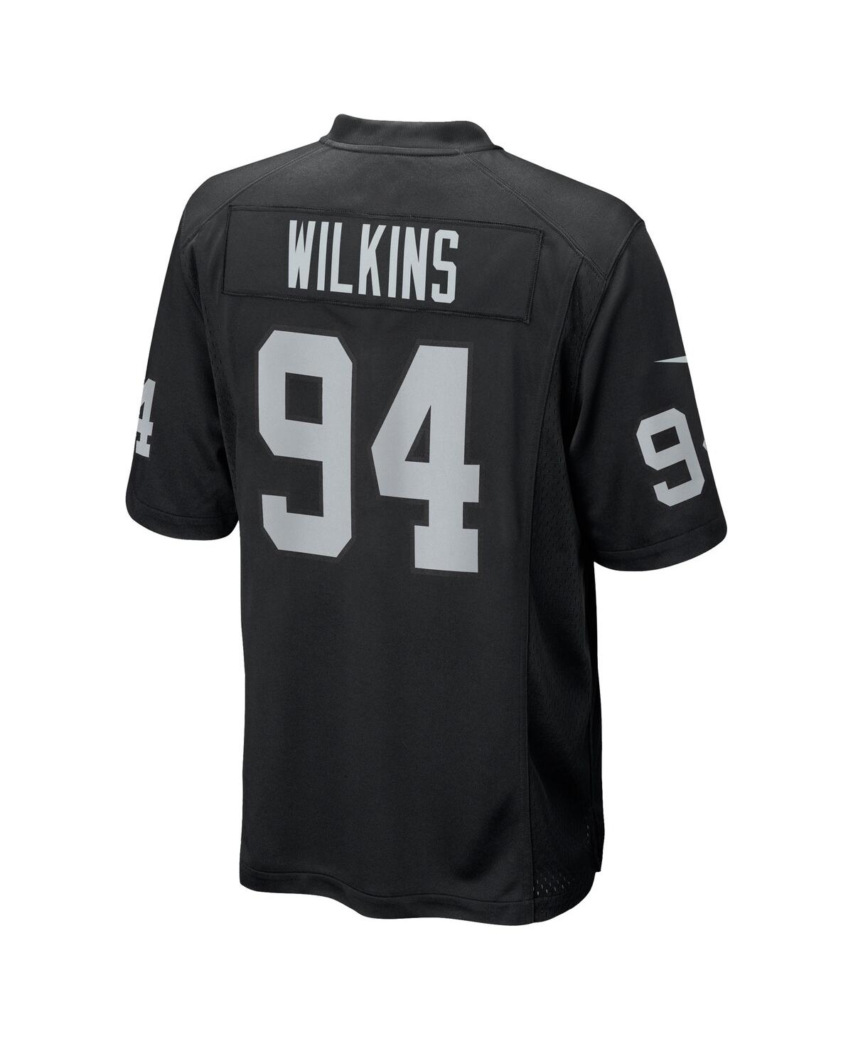 Nike Men's Christian Wilkins Black Las Vegas Raiders Team Game Jersey