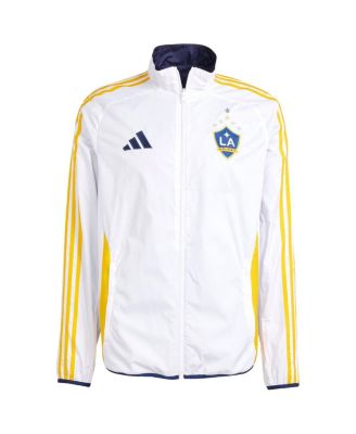 Men's White/Navy LA Galaxy 2025 Anthem Reversible Full-Zip Jacket