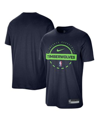 Nike - Men's Navy Minnesota Timberwolves 2025/26 On-Court Flare Performance Practice T-Shirt