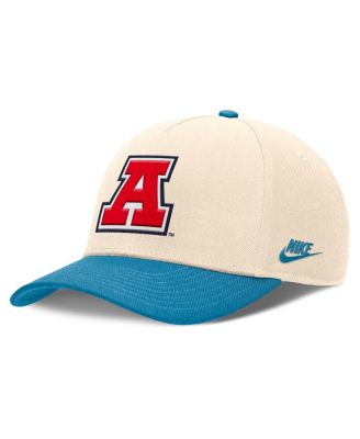 Men's Natural/Turquoise Arizona Wildcats Academic Rise Dri-FIT Adjustable Hat