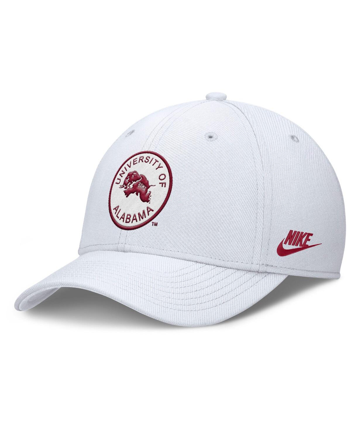 Nike Men's White Alabama Crimson Tide Rise Academic Dri-fit Flex Hat