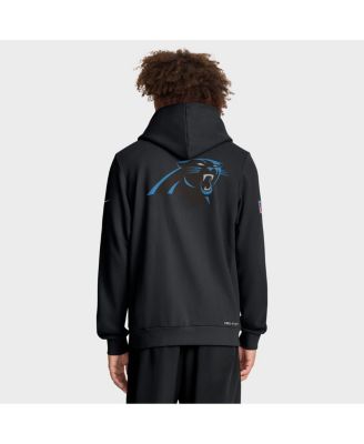 Men's Black Carolina Panthers Sideline Standard Issue Utility Player Dri-FIT Full-Zip Hoodie