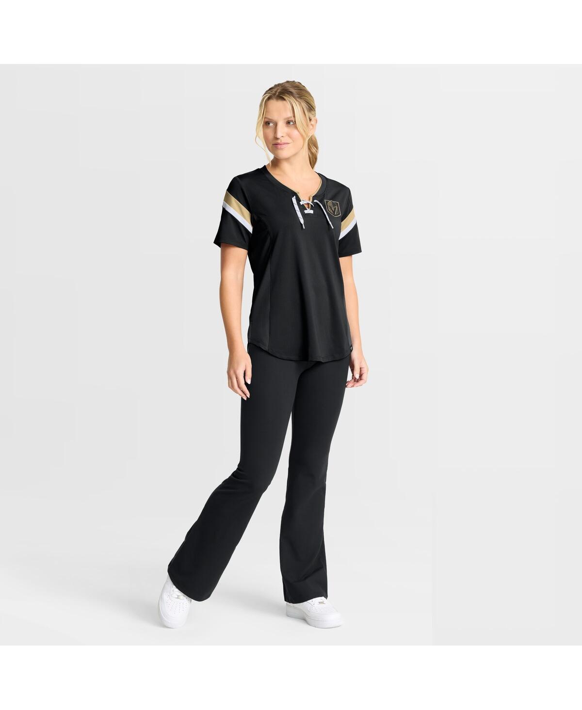 Fanatics Women's Black Vegas Golden Knights Offside Athena T-Shirt