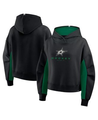 Fanatics - Women's Black Dallas Stars Back Check Boxy Hoodie