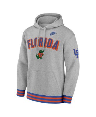 Men's Heather Gray Florida Gators Legacy Retro Pullover Hoodie