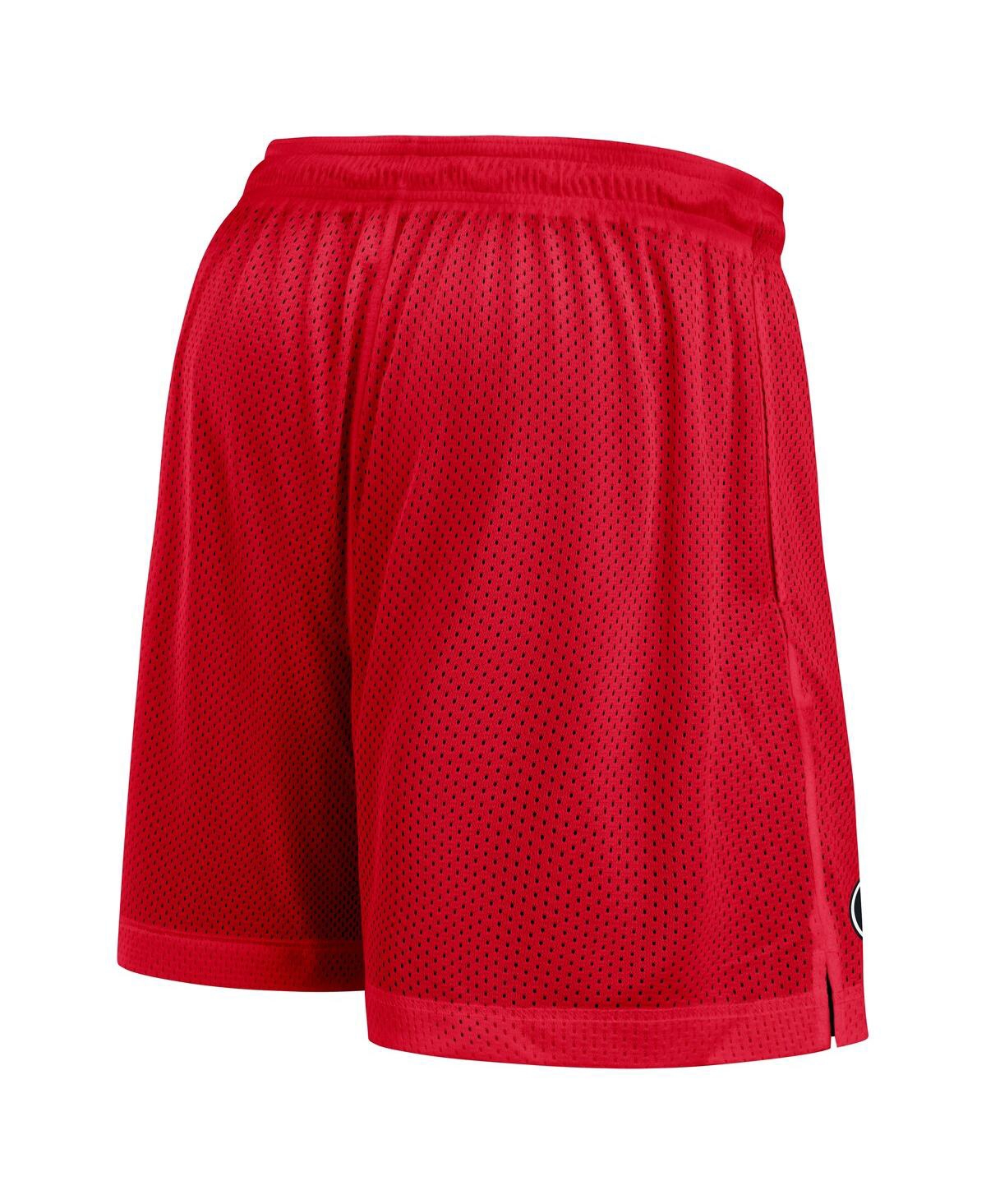 Nike Men's Red/Black Georgia Bulldogs Courtside Standard Issue Dri-fit Reversible Shorts