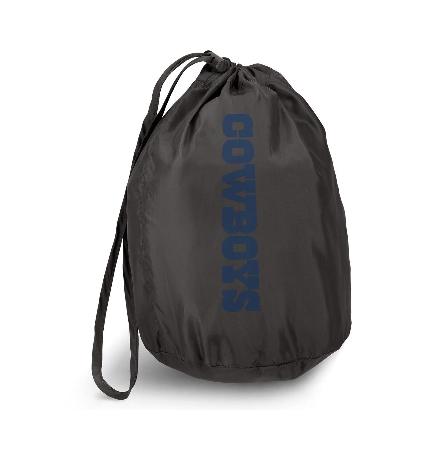 Мужской жилет Fanatics Darius Rucker Collection by x NFL Gray Dallas Cowboys Packable Full-Zip Vest with Travel Bag — фото 4