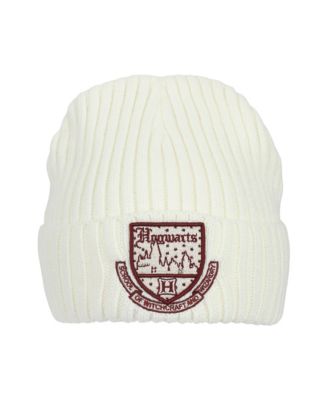 Men's Hogwarts Embroidery And Woven Patch Acrylic Knit Cuff Beanie