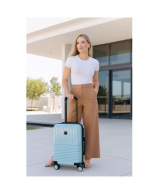 Dejuno Tonal 20-Inch Carry-On Polycarbonate Luggage
