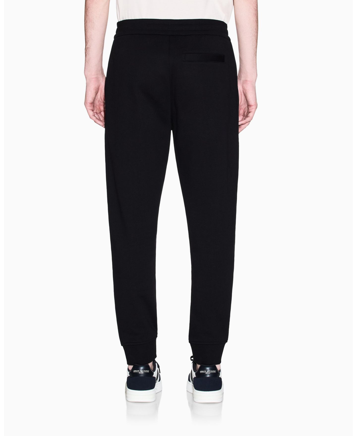 Мужские брюки A|X Armani Exchange Milan NY Fleece, цвет: Чёрный — фото 3