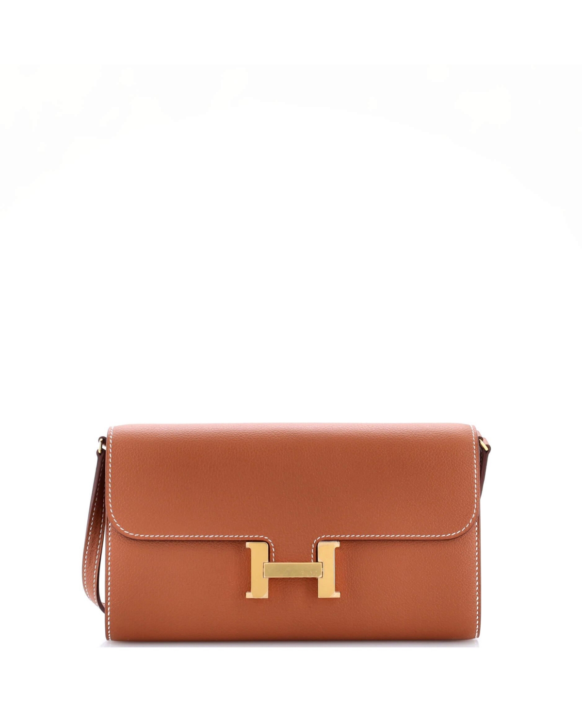 Pre-Owned Hermes Constance To Go Wallet Evercolor