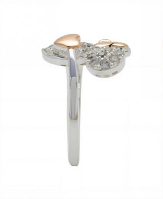 Cubic Zirconia Minnie Heart Ring