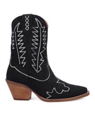 Women's Tiny Pony Suede Leather Bootie