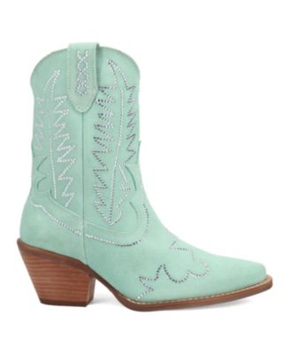 Women's Tiny Pony Suede Leather Bootie
