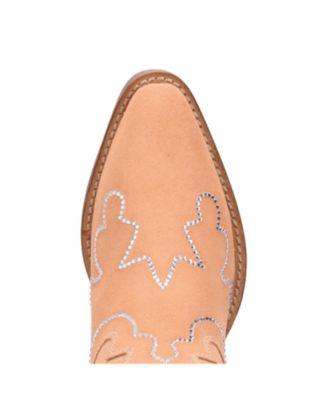 Women's Tiny Pony Suede Leather Bootie