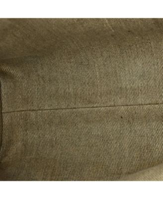 Small Kayan Tote Laser Cut Leather and Canvas