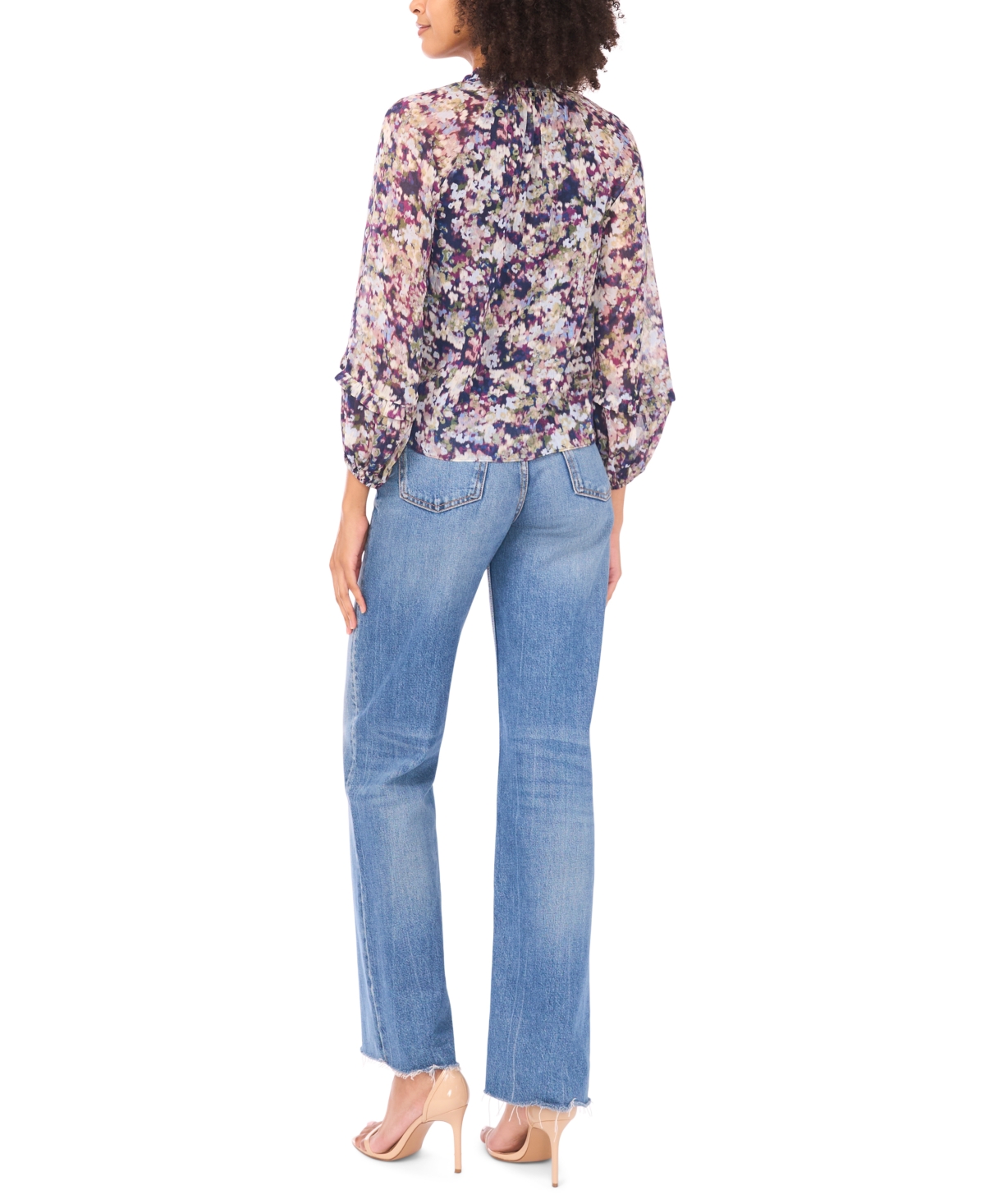 Sam & Jess Petite V-Neck Pull-On Top