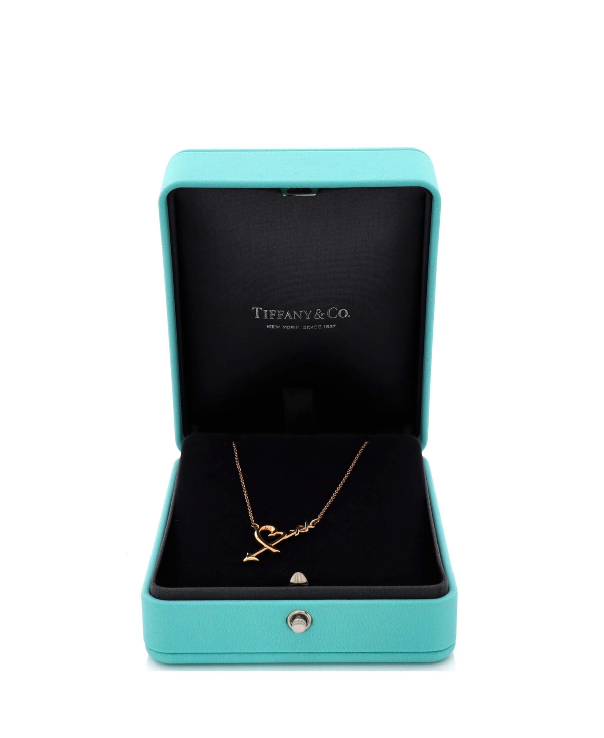 Pre-Owned Tiffany & Co. Paloma Picasso Graffiti Heart and Arrow Pendant Necklace