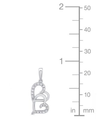 Diamond Pendant Necklace (1/10 ct. t.w.) in Sterling Silver