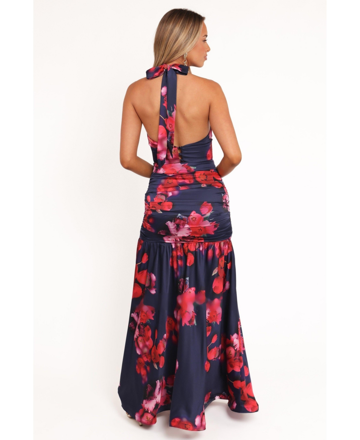 Petal and Pup Women's Freda Halter Skirt Set - Navy Floral