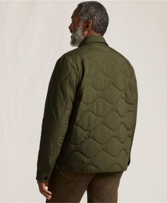 Men's Quilted Insulated Shirt Jacket