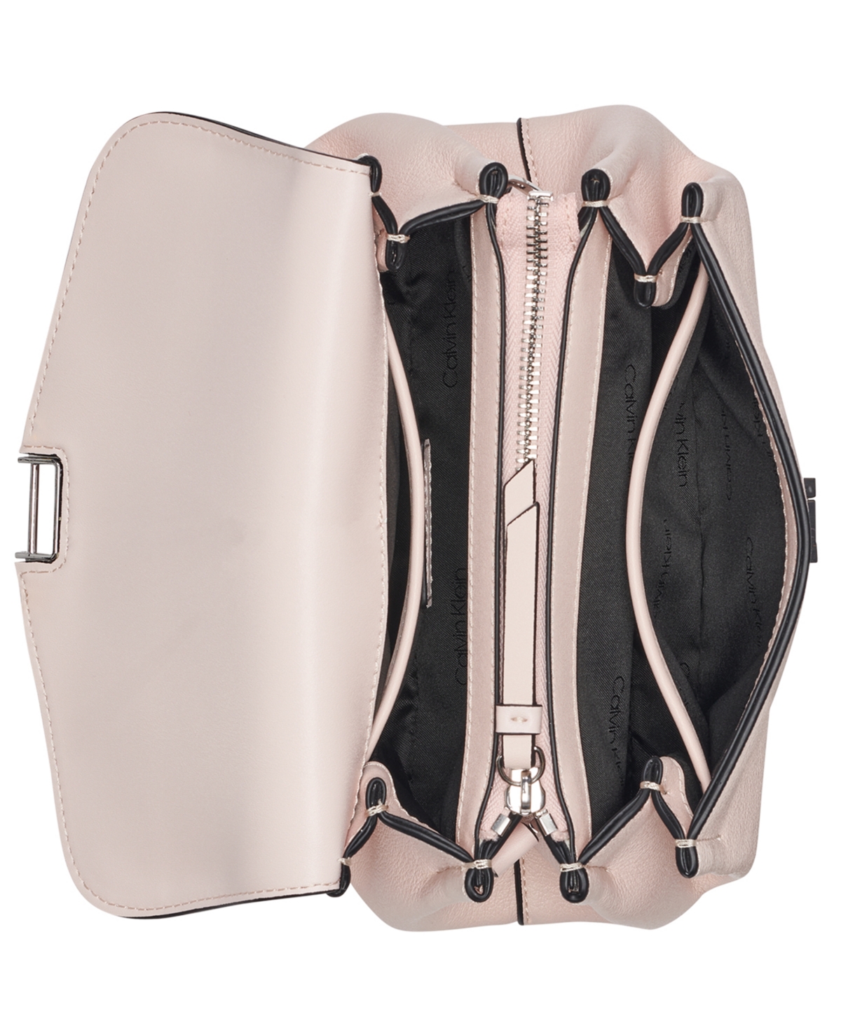 Macy's Evee Magnetic Snap Crossbody Bag In Pink